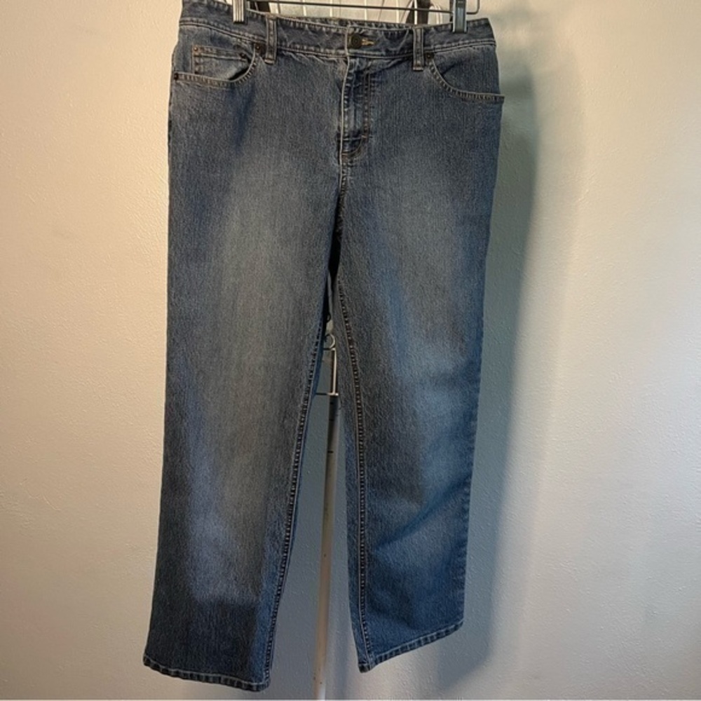 Ann Taylor LOFT stretch denim jeans, Sz 6. EUC.